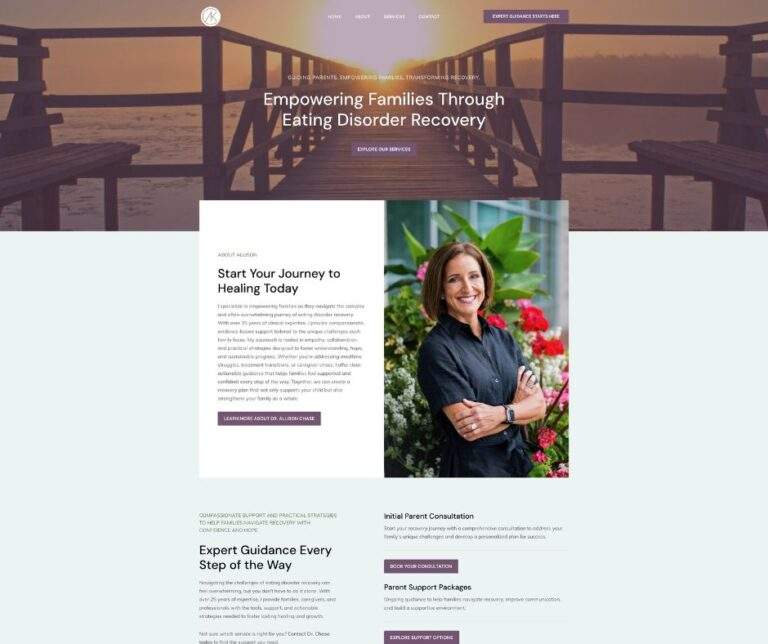 Allison chase phd case study image seo, web design & marketing agency town press media