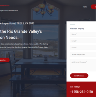 Town Press Media Harrison Home Inspections Home Inspections website design by Town Press Media