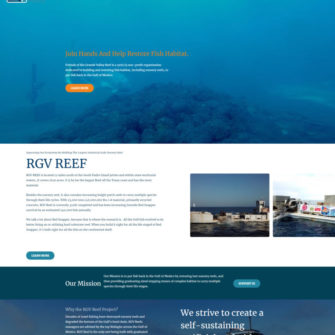 RGV Reef Website Design by Town Press Media