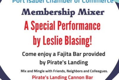 a flyer for the port island chamber