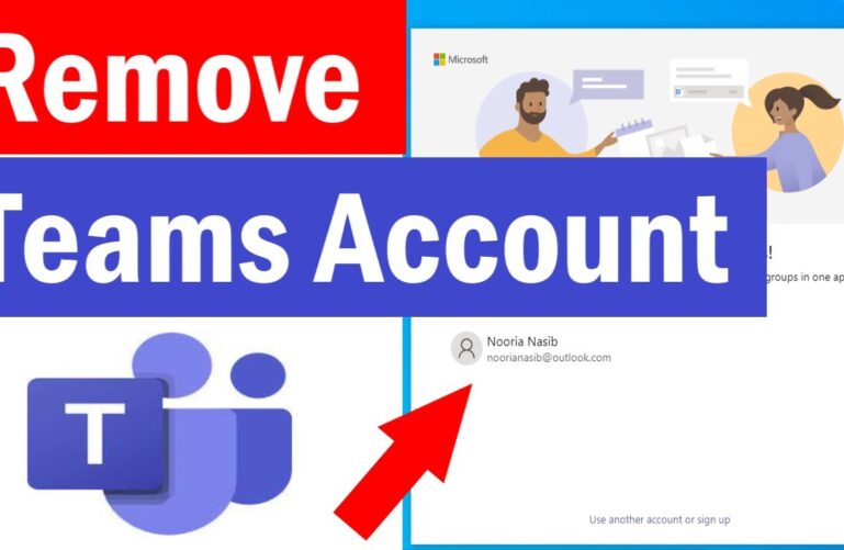 remove account from microsoft teams desktop app