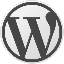 the wordpress logo